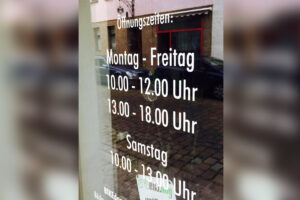Neue Öffnungszeiten